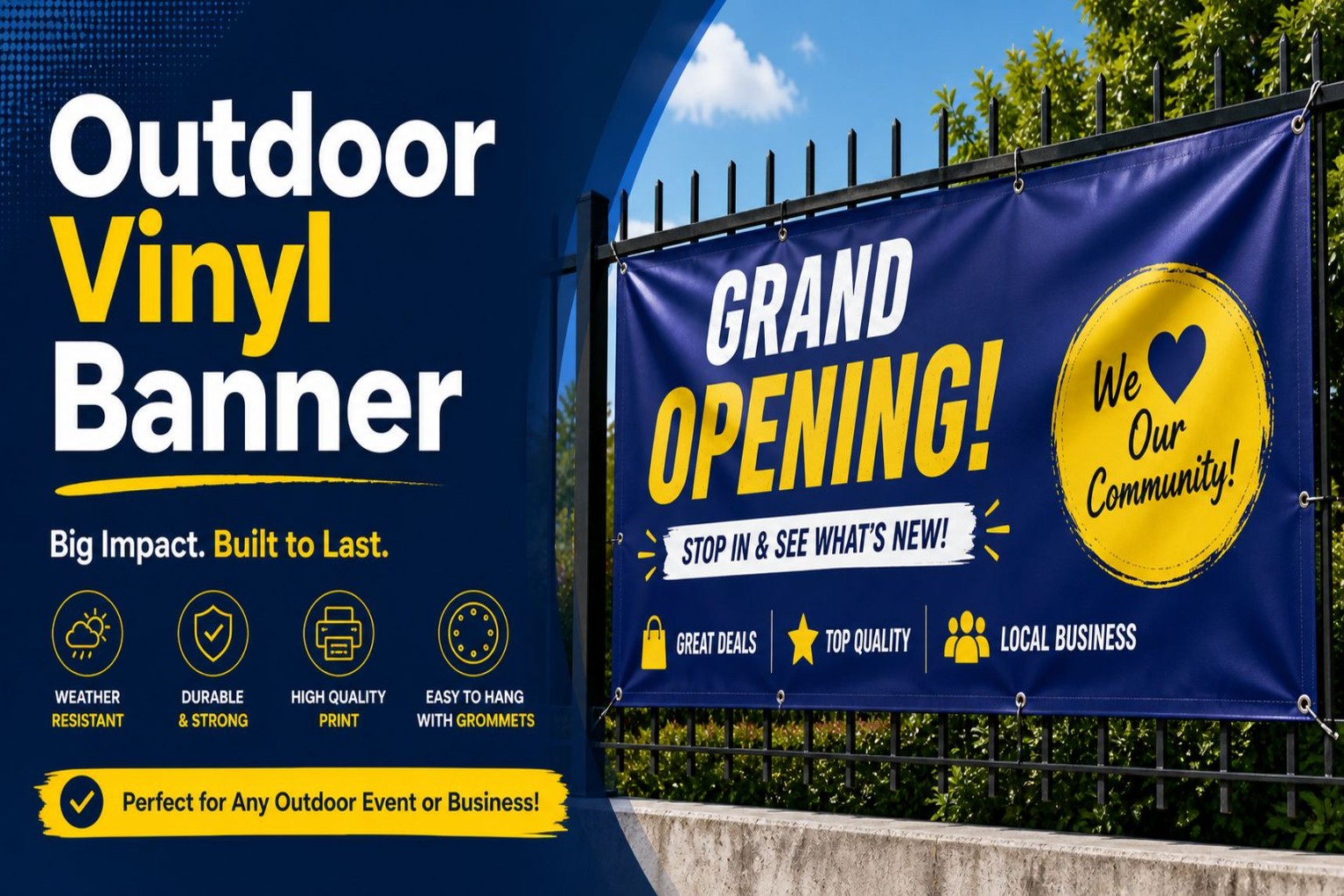 Outdoor Vinyl Banner